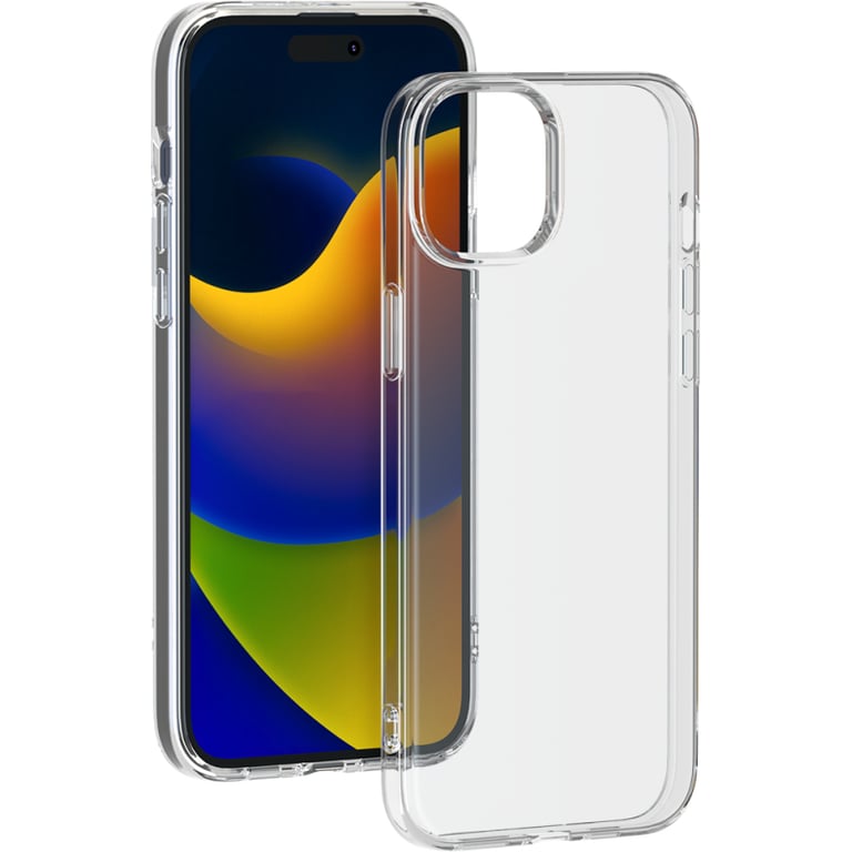 Coque iPhone 15 Plus Souple Transparente Bigben - vue 2