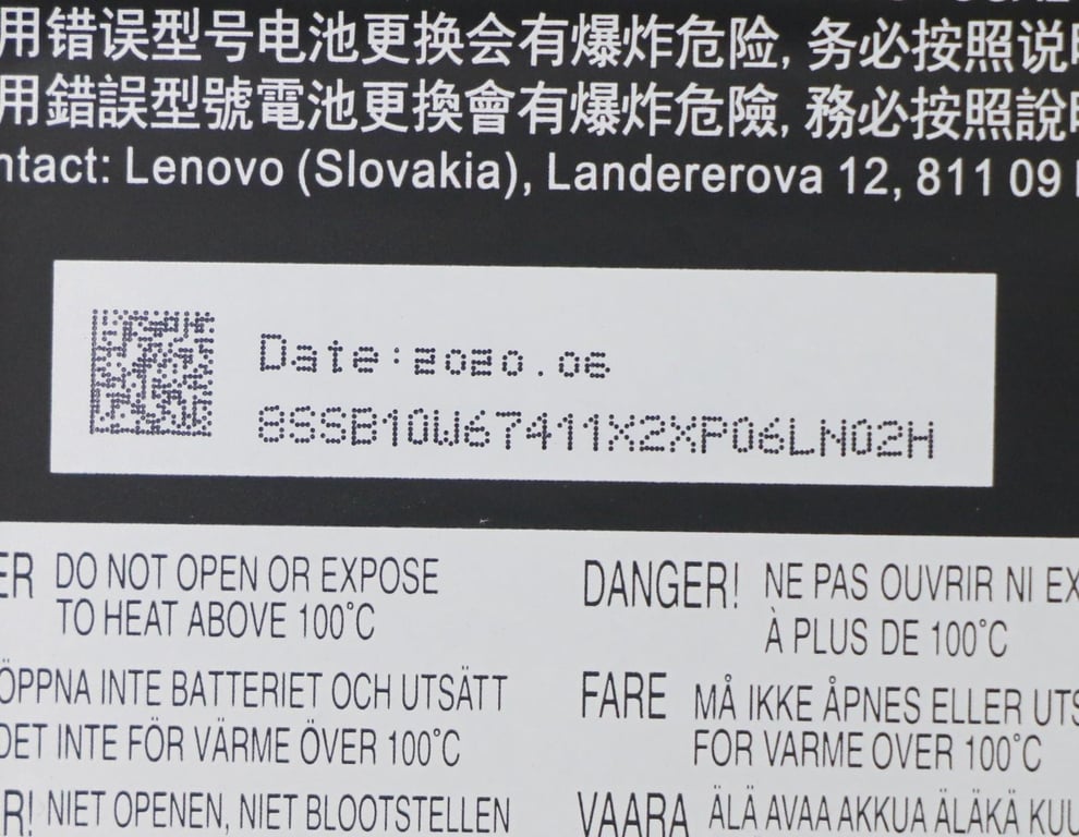 Lenovo 5B10W67364 composant de laptop supplémentaire Batterie Neuf - vue 2