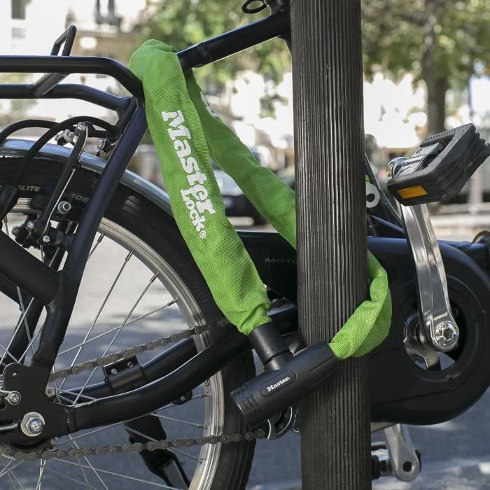 MASTER LOCK Chaîne Antivol Vélo [Clé] Idéal pour les Vélos Vélos Electriques VTT et autres - vue 2