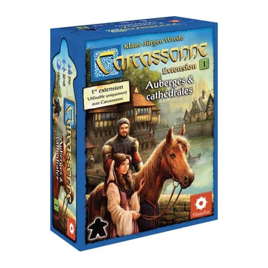 Juego de estrategia Asmodée Carcassonne Extension N°1 Auberge Et Cathédrales