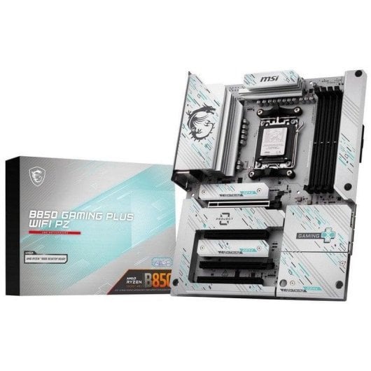 MSI B850 GAMING PLUS WIFI PZ Project Zero - vue 4