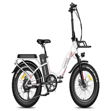 FAFREES F20 Max Bicicleta Eléctrica - Batería 500W Autonomía 864WH 75KM Frenos de Disco | Blanco