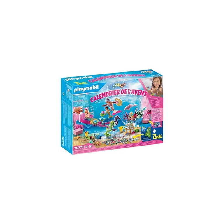 Playmobil Calendrier de avent 70777 Jeu de bain Le monde des sirènes Neuf