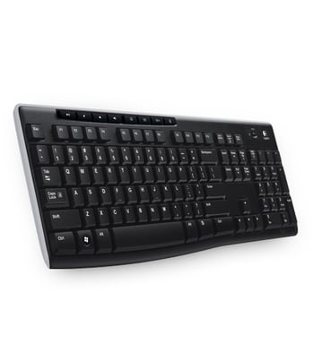 Logitech Wireless Keyboard K270 teclado Universal RF inalámbrico QWERTZ Checa Negro