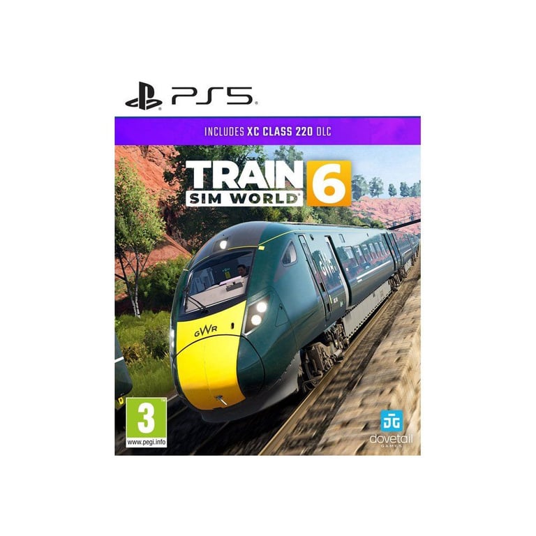 Jeu de simulation Train Sim World 6 JUST FOR GAMES PS5 Édition physique avec DLC XC Class 220 - Neuf