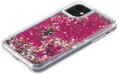 Funda Karl Lagerfeld Bling Bling con dijes flotantes para Apple iPhone 11, Rosa