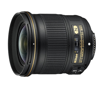 Nikon AF-S NIKKOR 24mm f/1.8G ED SLR Objetivo ancho Negro