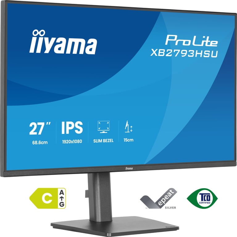 iiyama 27 LED ProLite X2793HSU B1 - vue 5