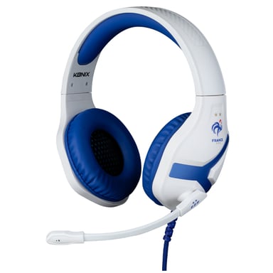 Konix CASQGAMING Auricolare/Cuffia con archetto cablato Nero, Blu, Bianco