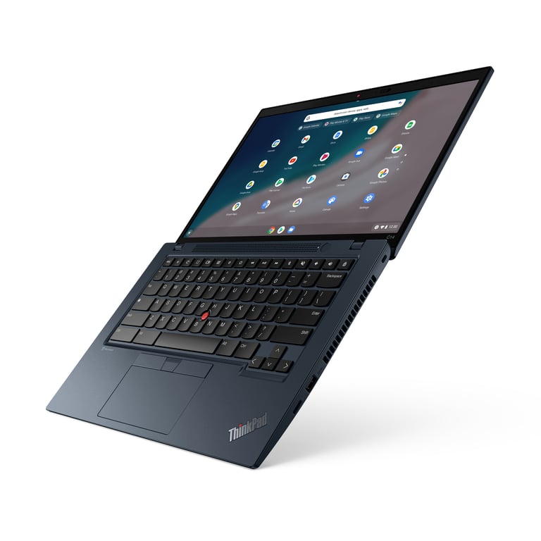 Lenovo ThinkPad C14 Gen 1 Chromebook Intel® Core™ i5 i5 35 6 cm 14 Full HD 8 Go LPDDR4x SDRAM eMMC Wi Fi 6E 802.11ax ChromeOS Français Neuf - vue 3