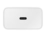 Samsung 15W PD Power Adapter (USB-C) (without Cable) Smartphone Blanc Intérieure