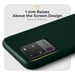 Funda de silicona Moozy Minimalist Series para Samsung S20 Ultra, verde medianoche - TPU fino y flexible acabado mate