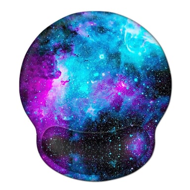 Alfombrilla de ratón con soporte ergonómico para la muñeca MultiColor