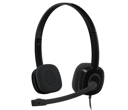 Logitech H150 Stereo Headset Auricolare Cablato A Padiglione Ufficio Nero