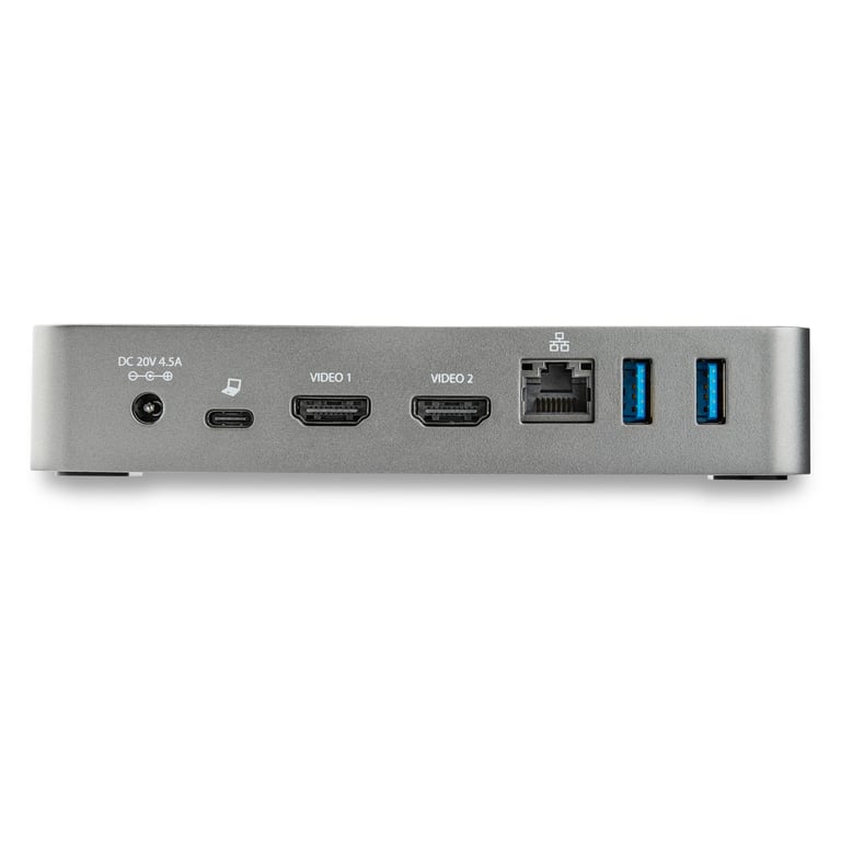 StarTech.com Station d'accueil USB C double affichage 60 Hz avec Power Delivery - vue 3
