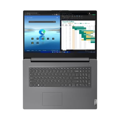 Lenovo V17 G4 IRU Intel® Core™ i5 i5-13420H Portátil 43,9 cm (17.3'') Full HD 16 GB DDR4-SDRAM 512 GB SSD Wi-Fi 6 (802.11ax) Windows 11 Pro Alemán Gris