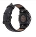 Bracelet de montre en cuir véritable pour Garmin Fenix 7X 7S Black 20 mm