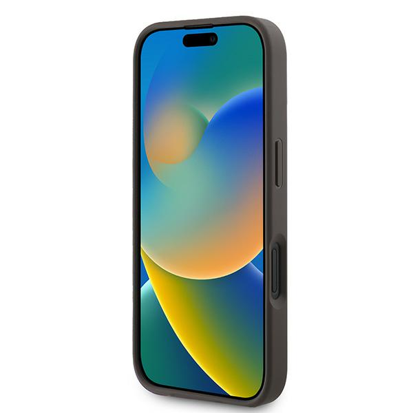 Étui Rigide Guess Pour Iphone 16 Plus 6.7 Avec Bande Inférieure Avec Logo - vue 4