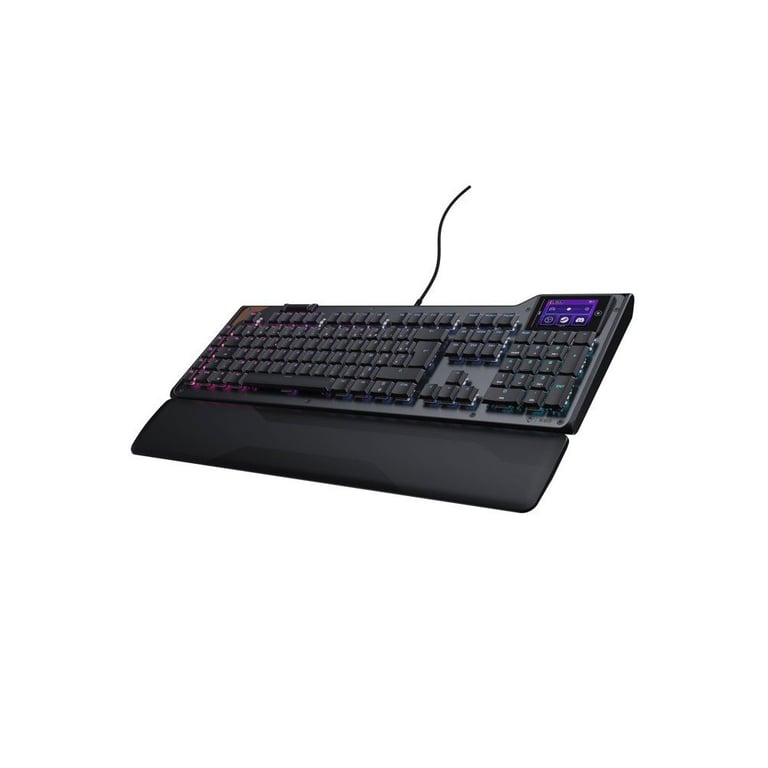 Turtle Beach Command Series KB5 Clavier Gaming mécanique Taille Standard avec écran Tactile 2 4 Touches Titan discrètes Interrogation 8K et Capuchons de Touches PBT Double Frappe FR AZERTY - vue 3