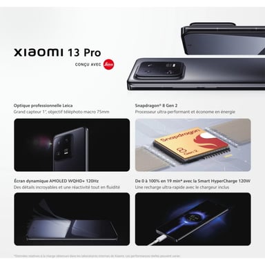 Xiaomi 13 Pro (5G) 256 GB, nero, sbloccato