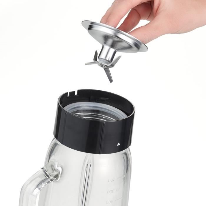 Blender SEVERIN SM3734 Bol en verre 1 2 vitesses + fonction pulse Inox - vue 4