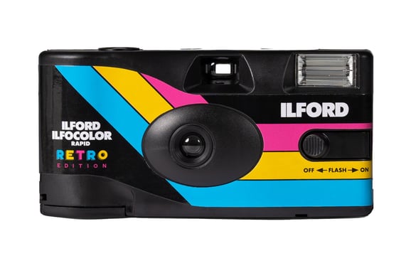 Película Analógica Ilford COLOR RAPID RETRO 400 27 Poses 35mm con Flash Incorporado