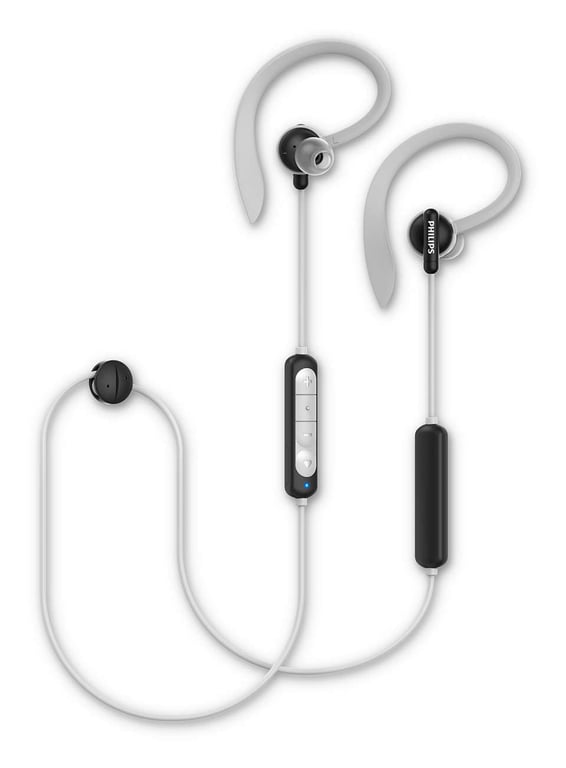 Philips Casque de Sport sans Fil avec MicrophoneCasque de Sport et de FitnessRésistant à la Transpiration Moniteur de Fréquence Cardiaque Charge RapideÉcouteurs Philips TAA4205BK00 - vue 3