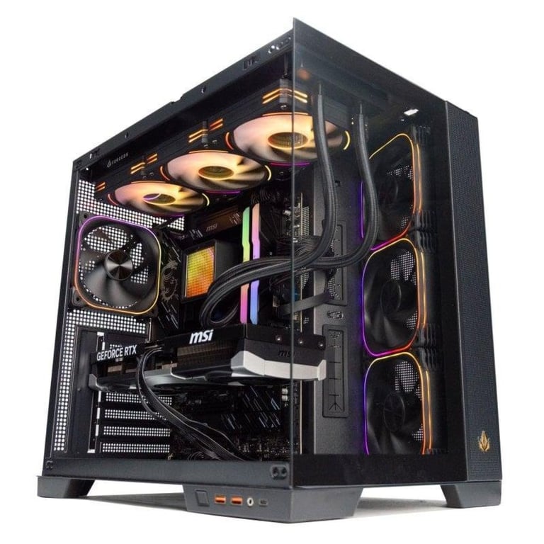 PC de bureau PcCom Ultimate Intel Core Ultra 7 2TB SSD RTX 5080 Windows 11 Pro - vue 3