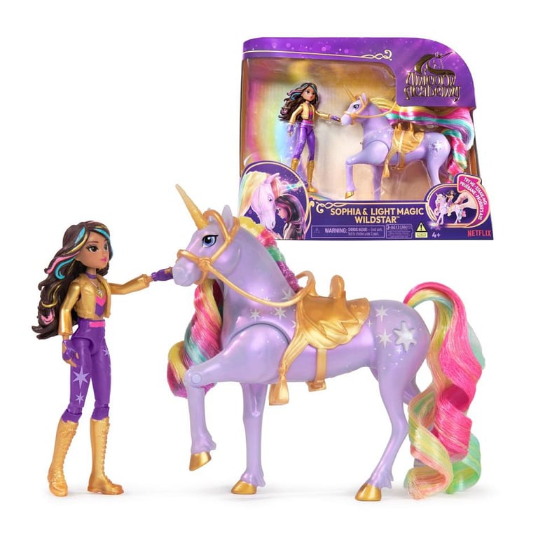 Figurine Sophia Et Wilstar Magic Unicorn Academy Spin Master La Boite - vue 2
