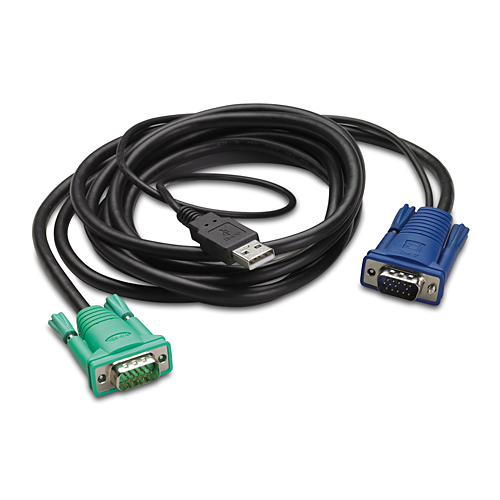APC Câble USB LCD/KVM pour rack intégré - 10 pi (3 m) - Professionnels