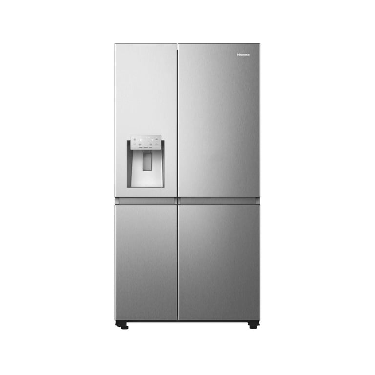 Réfrigérateur américain Hisense RS818N4TIE1 réfrigérateur américain Pose libre 632 et Acier inoxydable - vue 2