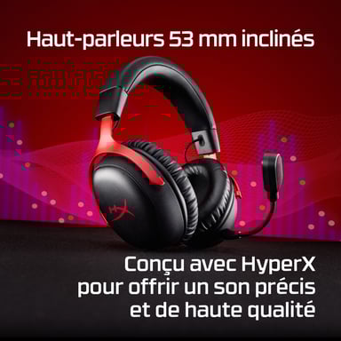 HyperX Auriculares inalámbricos Cloud III S: auriculares gaming (color negro)