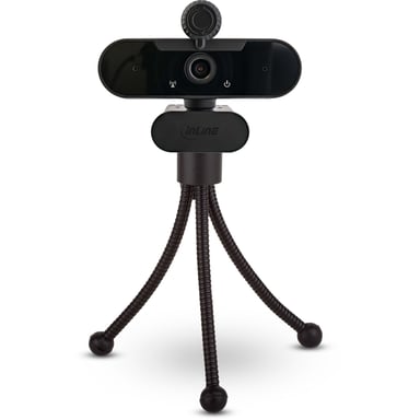 Webcam InLine 55364C: Risoluzione 1920x1080 USB 2.0 - Nero