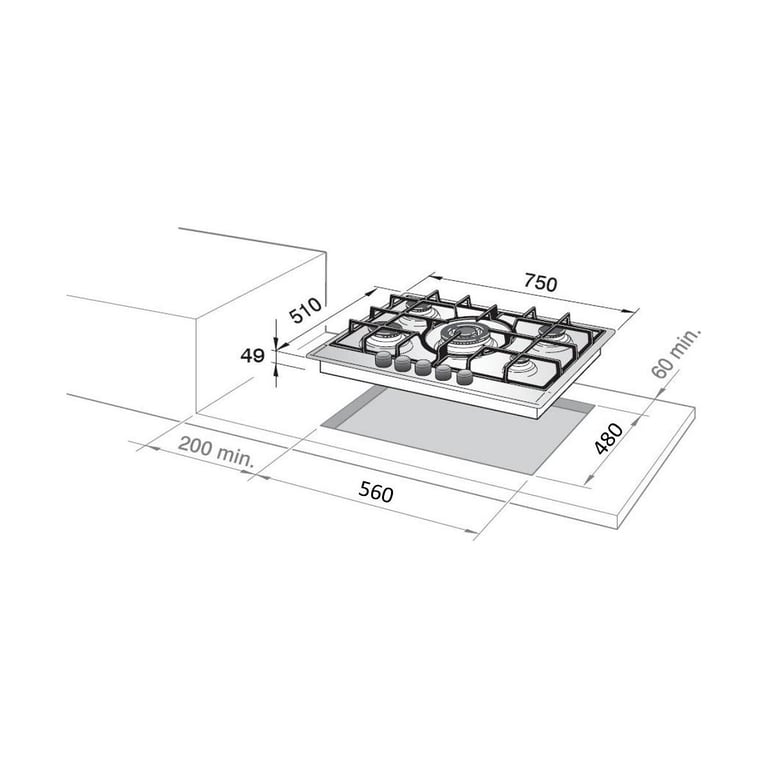 Table De Cuisson Électrique DeLonghi SLF 575 LX – Vitrocéramique, Design Moderne - vue 3