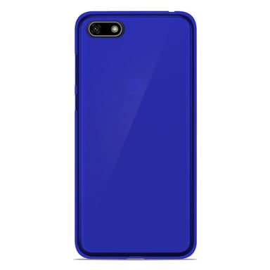 Coque silicone unie compatible Givré Bleu Huawei Y5 2018