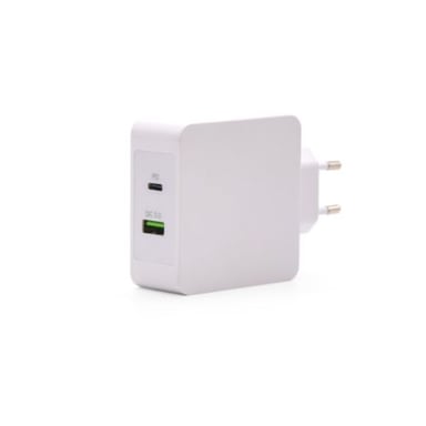 Chargeur mural Tooq Tqwc-2Sc03Wt - 48 W · 2,4 A · USB Type C · USB 3.0