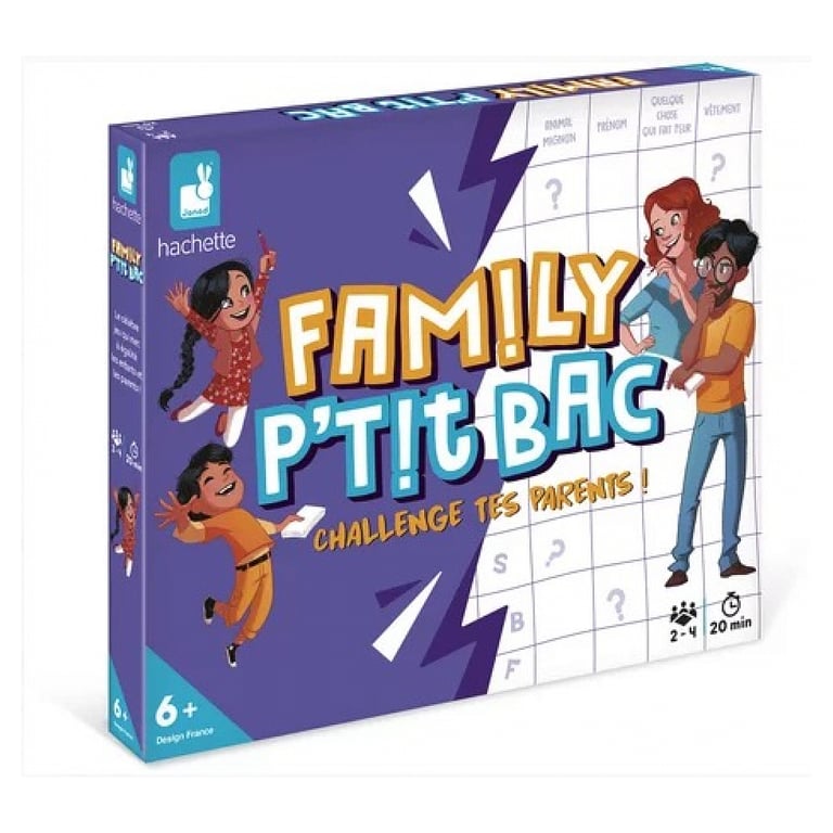 Family P'tit Bac Challenge tes parents Juratoys Janod