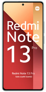 Xiaomi Redmi Note 13 Pro 16,9 cm (6.67'') Ranura híbrida Dual SIM Android 12 4G USB Tipo C 8 GB 256 GB 5000 mAh Verde