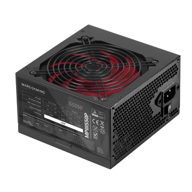 Fuente de Alimentación Mars Gaming MPIII550P- 550W- Ventilador 12cm