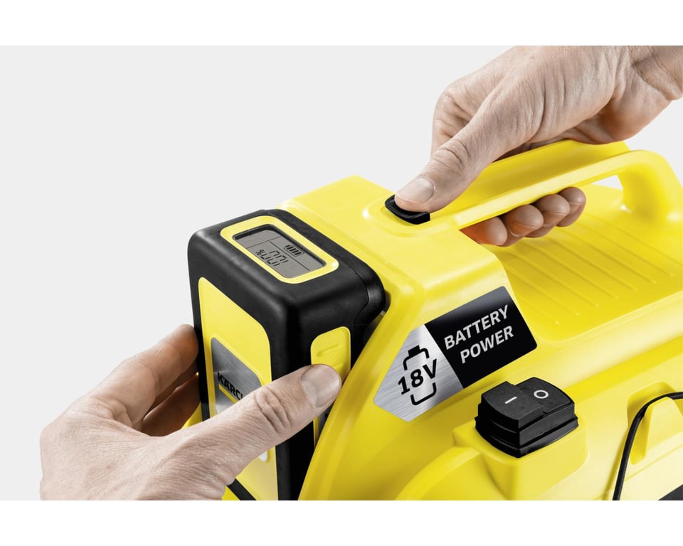 Aspirateur Eau et Poussières Karcher WD 1 Compact – 18V, 7L, Avec Batterie et Chargeur - vue 4