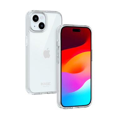 Custodia ibrida invisibile per Apple iPhone 15, trasparente