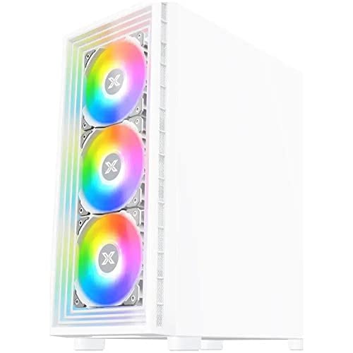 Xigmatek Nom : Boitier Moyen Tour ATX Phantom RGB avec panneaux vitrés Neuf - vue 2