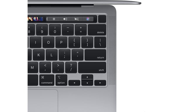 MacBook Pro M1 (2020) 13.3', 3.2 GHz 512 Go 16 Go  Apple GPU 8, Gris sidéral - AZERTY
