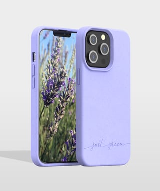 Carcasa biodegradable Just Green Lavender para iPhone 13 Pro