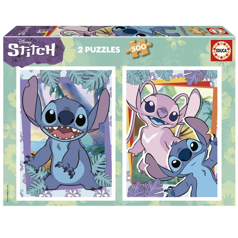 Puzzle Stitch 2 X 500 Pièces 'Activité Parfaite pour Toute la Famille Neuf