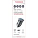 Chargeur voiture THOMSON Compact USB-A 18W + USB-C PD 20W Noir