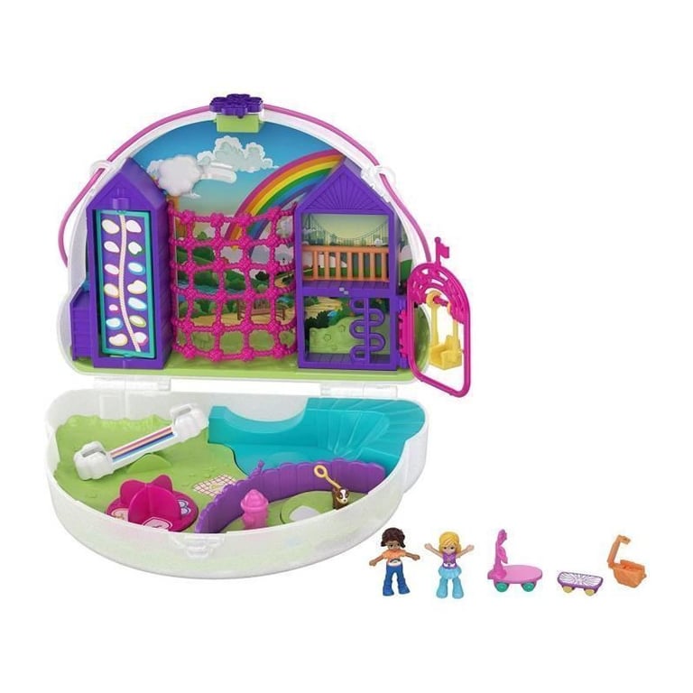 POLLY POCKET Coffret Sac a Surprises Nuage Arc en Ciel GKJ65 Coffret mini figurine et + Neuf - vue 2