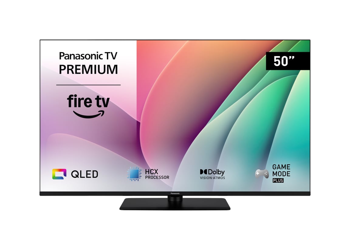 Panasonic TV 50W80AEZ Série W80 50 Pouces 4K Ultra HD LED Smart TV 2024 Fire TV Dolby Vision & Atmos Game Mode Plus Controle Vocal Alexa Airplay - vue 2