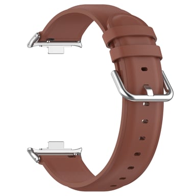 Bracelet de montre en cuir pour Xiaomi Smart Band 9 Pro Brown