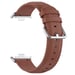 Bracelet de montre en cuir pour Xiaomi Smart Band 9 Pro Brown